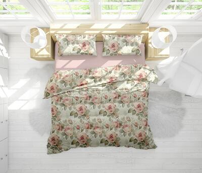 BLOOM 2-PACK FLANNEL DUVET COVER SET Tellini S.r.l. Wholesale Clothing